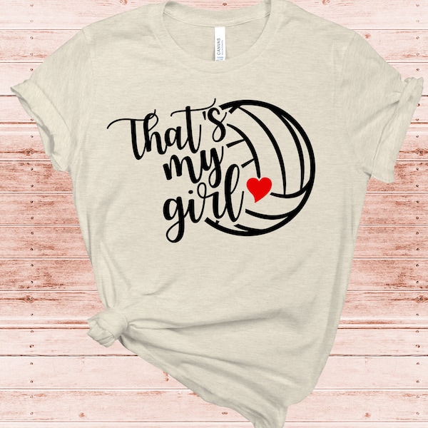 That's My Girl Volleyball SVG | Volleyball Daughter SVG |  Girl Volleyball Player svg | Volleyball Mom svg | Volleyball Gifts svg | game day