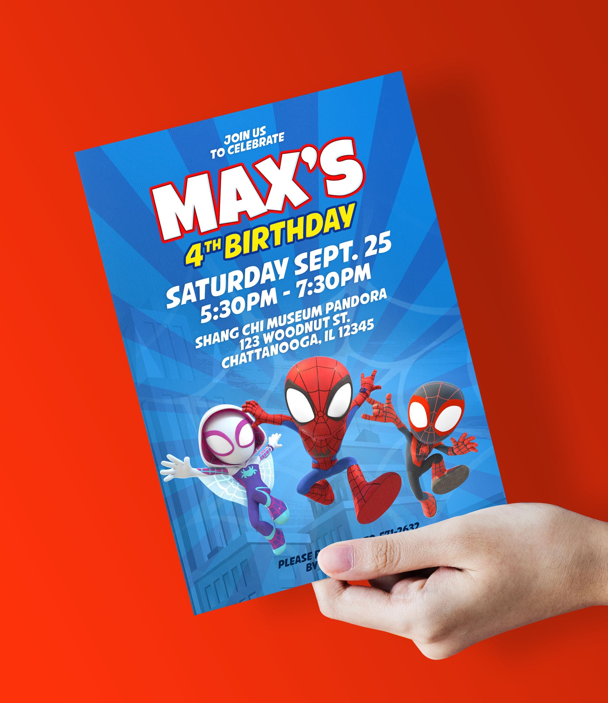 Invitación de cumpleaños Spiderman x 10 unidades - VeoVeo Juguetería -  Tienda online