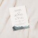 Mountain Wedding Invite, Outdoors Invitation, Simple Elegant ...