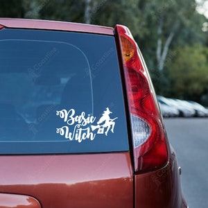 Basic Witch Car Decal