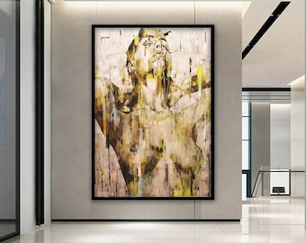 naked woman painting print, naked woman wall art, bedroom canvas art, sensual photo wall decor,sensual photo art canvas,framed ready to hang
