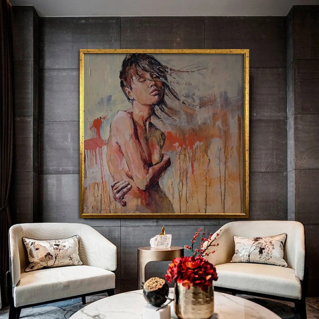 Sexy Asian Nude Woman, Sexy Girl Body Decor, Sexy Wall Print, Female ...