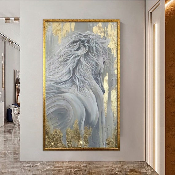 Lion Wall Art, Colorful Canvas Art, Animal Wall Art, Canvas Wall Art,Modern Wall Art,Animal Canvas Print,Home Decor,Luxury Framed Wall Decor