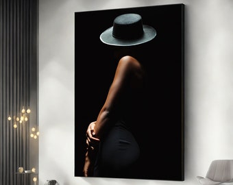Black art, Black woman art, African American Art, Black Girl Art, Woman Art Decor, Modern Wall Art, Fashion Woman Art, Black girl Wall Art.