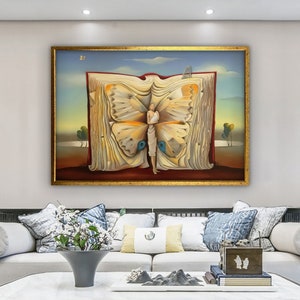 Surrealism Canvas Painting, Surreal Art Wall Decor, Surreal Canvas Print, Artistic Canvas Painting, Framed Canvas