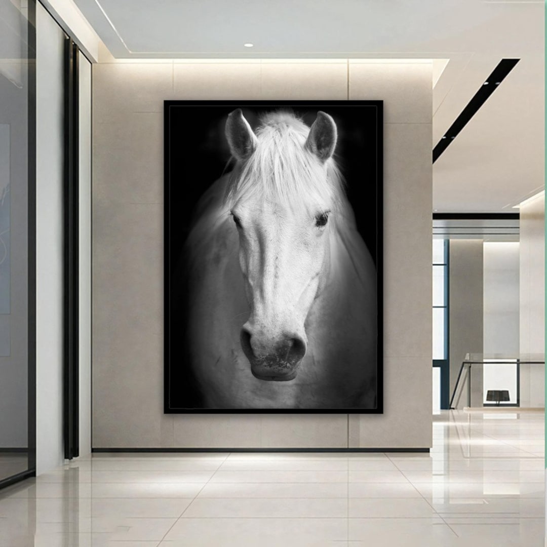 Horse Canvas Print Large Canvas Art Horse Decor Horse Painting Painting