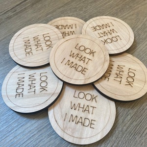 Kids Crafts Look what I made refrigerator art magnets