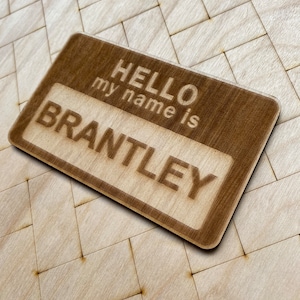 Newborn Baby Name Announcement My name is card
