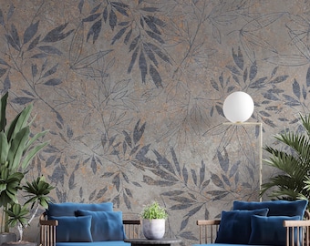 Floral Pattern Wallpaper: Peel and Stick Removable Wall Decor