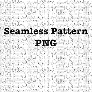 Boob seamless pattern PNG/SVG