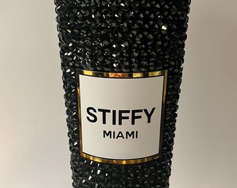 Rhinestone Bling STIFFY Tumbler with Straw 26 oz