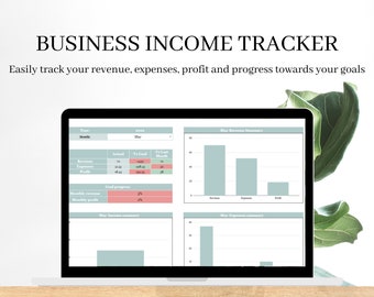 Seguimiento de gastos comerciales personalizable, Hojas de cálculo comerciales de Google, Seguimiento de ventas, Ingresos y gastos, Calculadora de ganancias