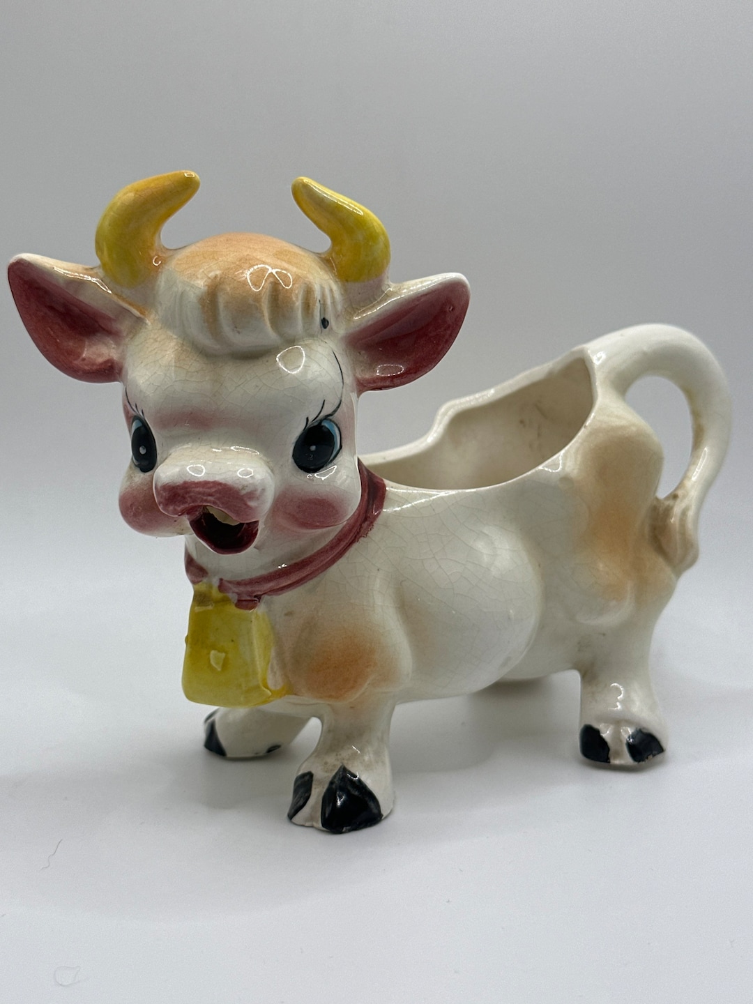 Vintage Cow Milk Jug Etsy