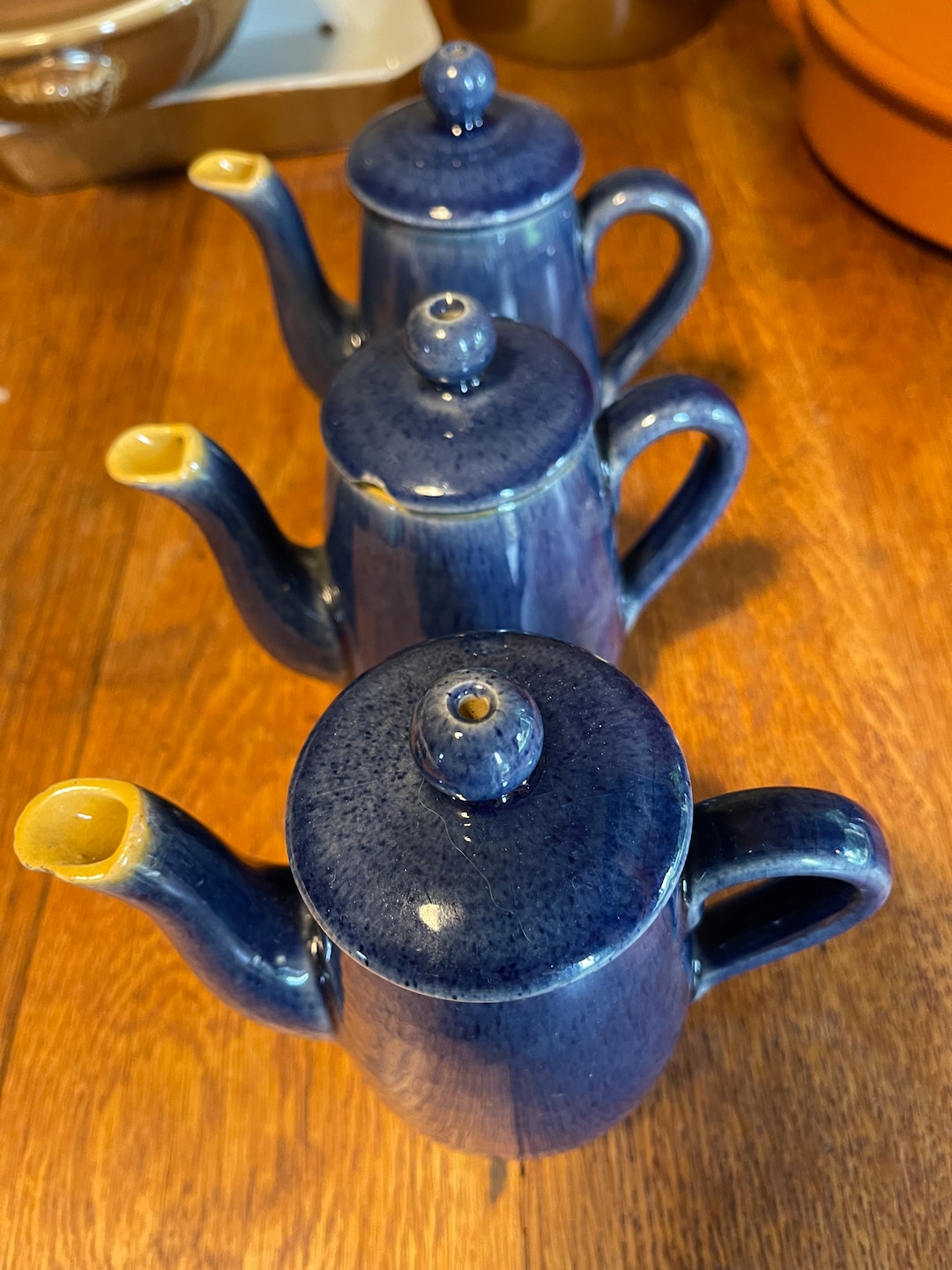 Imperiel Blue Denby Small Teapot/coffee Pots Etsy