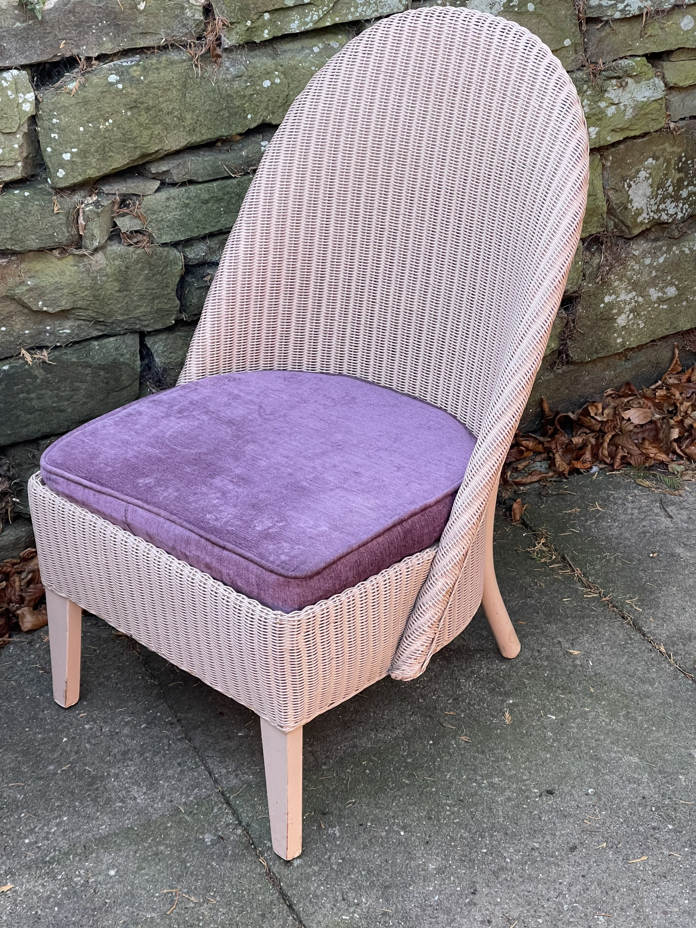 ondersteuning Oven Polijsten Vintage 1930s Lloyd Loom Lusty Range Pink Chair - Etsy