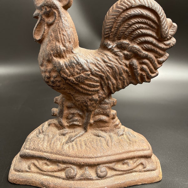 Vintage Cast Iron Rooster