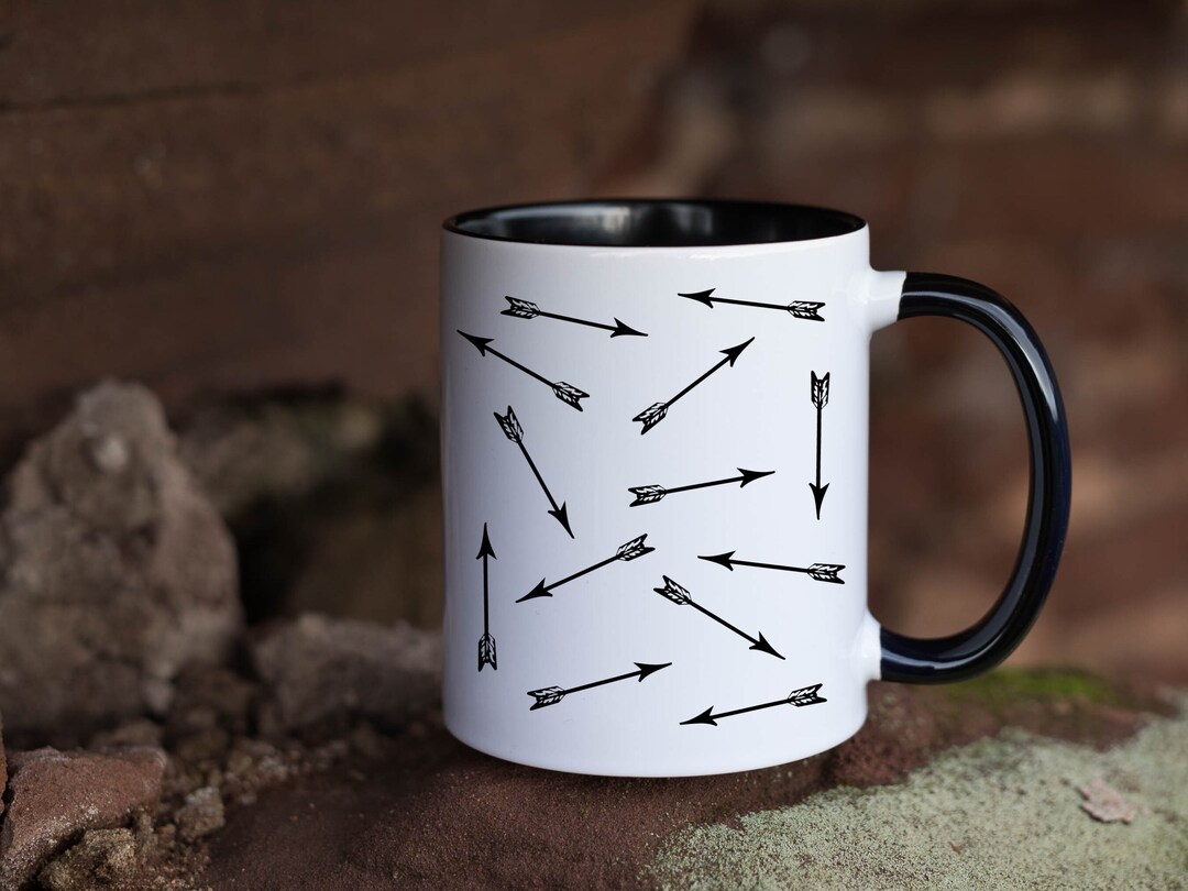 Arrow Mug Gift for Archer Bow and Arrow Etsy