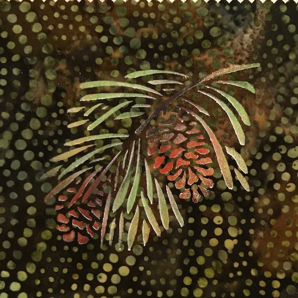 Pine Bough Stencil Etsy