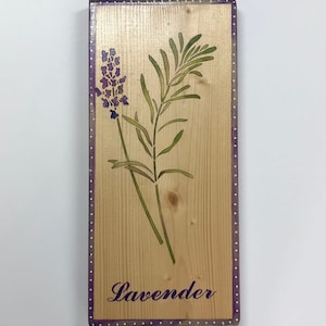 Lavender Stencil