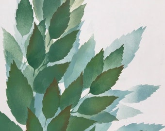 Leaf Cluster Stencil