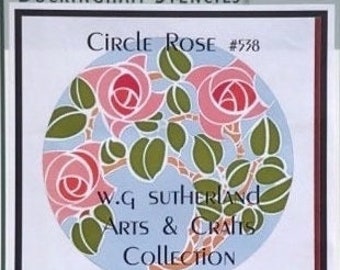 Roses Stencil - Reusable Roses Stencil - Art Stencil - DIY Craft Stencil -  Roses Stencil - Roses Stencil, Painting Stencil, Flowers