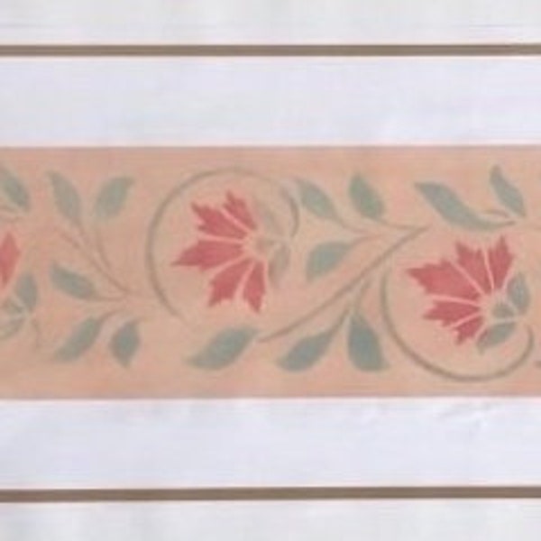 Flower Border - stencil