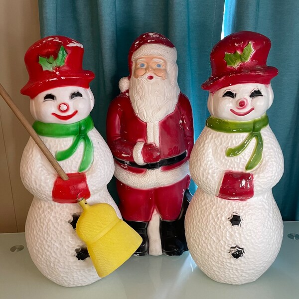 Christmas Blow Molds Etsy