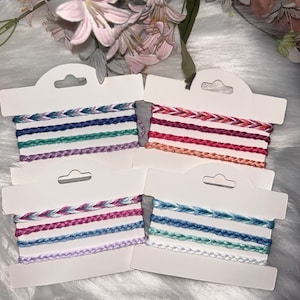 Friendship Bracelet, Braided Friendship Bracelets, Summer Friendship Bracelets, Set of Friendship Bracelets