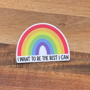 LDS Baptism | Rainbow Stickers | Latter-Day Saint Baptism Stickers | Primary Birthday Gift | LDS Primary