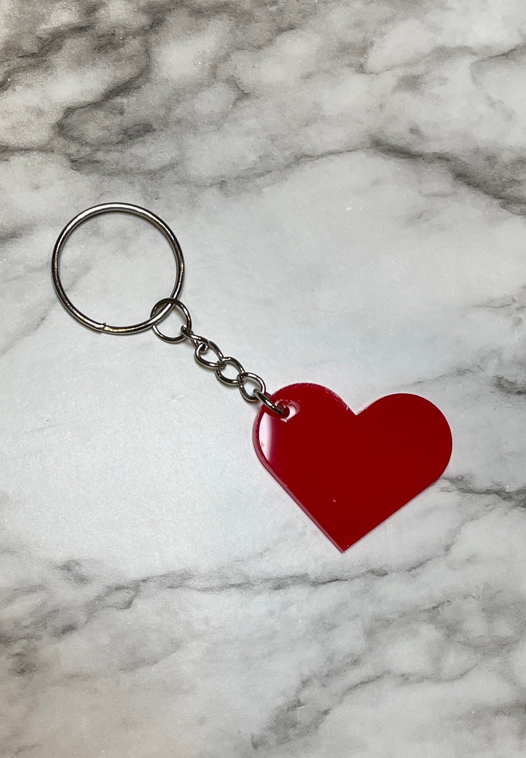 Valentine Heart Keychain Party Favor Etsy