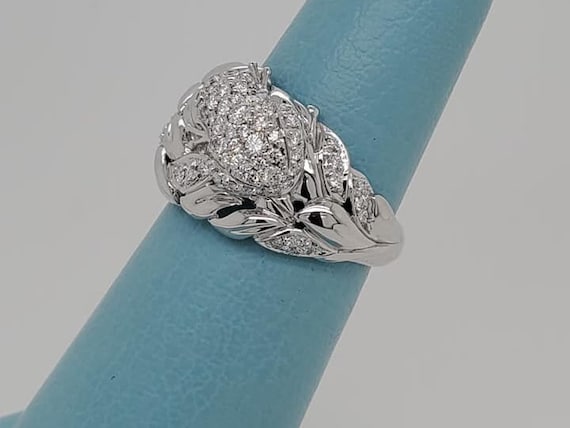 Kat Florence Diamond Frog Motif Ring Etsy