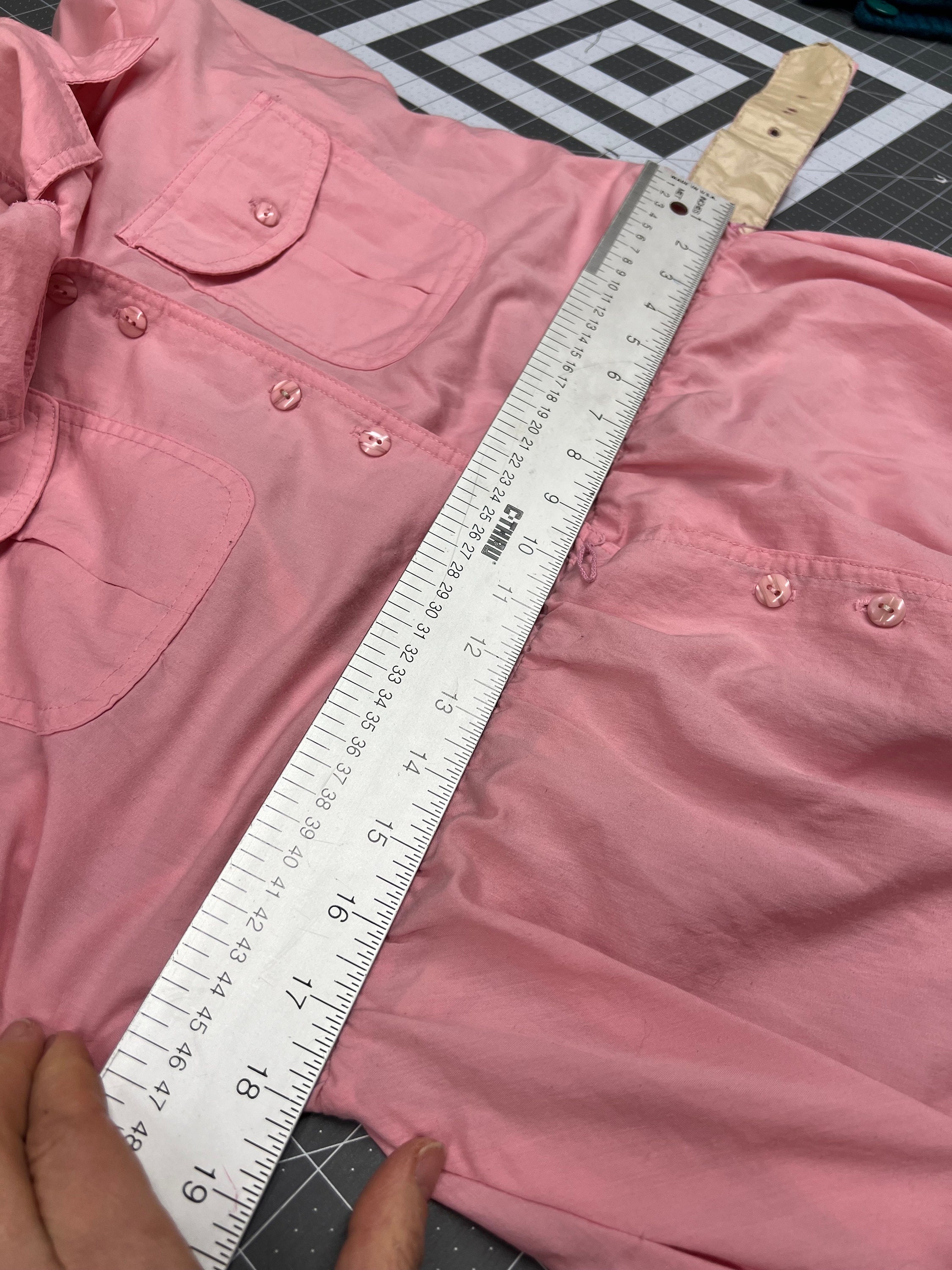 Pink Terry Cloth Button-Down Shirt Dress main image 0