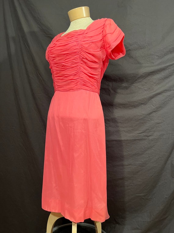 Pretty in pink, perfect vintage prom party dress … - image 5