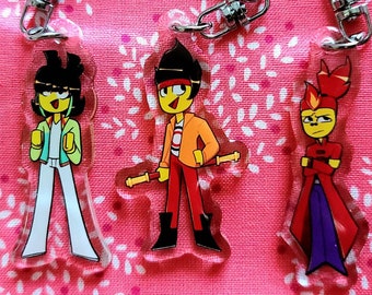 Encanto acrílico pequeño de Monkie Kid: MK, Mei y Red Son