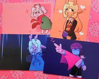 Deltarune Postcard 4x6in