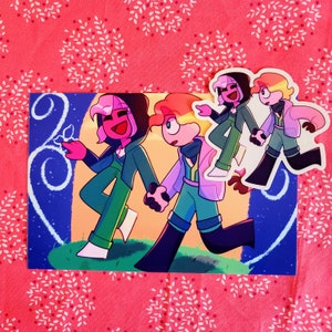 Llorumi (Postcard and Stickers)