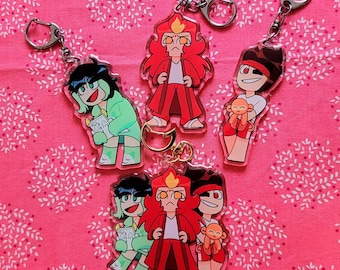 Monkie Kid: Charm acrílico para pijama de 3 pulgadas