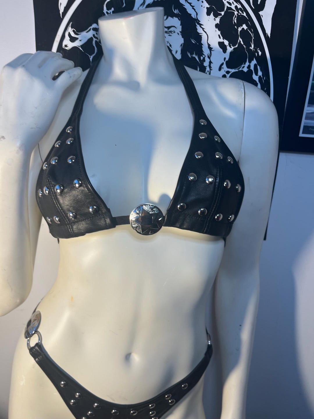 Leather Bikini Set Small - Etsy Canada