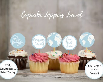 Printable Cupcake Toppers Goodbye - Etsy