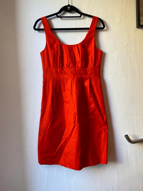 Preloved J Crew red Tulip Mini Dress
