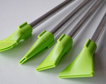 New Set of 4 Straw Straw Nozzle Attachments -Acrylic Paint Pouring / Fluid Art