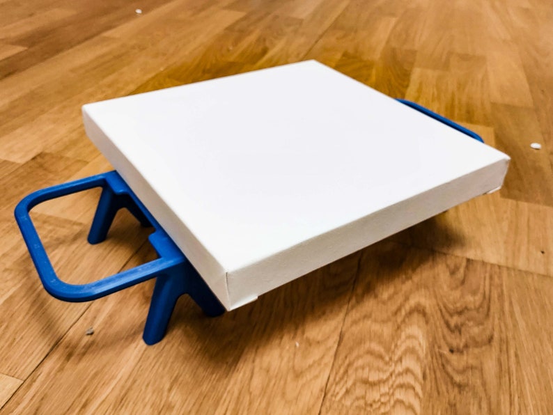 Canvas staat met handvat voor acryl gieten 3 inch hoog, set van 2, acryl gietgereedschap, vloeibare kunst gietbenodigdheden afbeelding 2