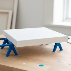 Soportes de lienzo con asa para vertido de acrílico de 7,6 cm de alto, juego de 2, herramientas para vertido de acrílico, suministros para vertido de arte fluido