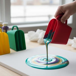 Vasos planos de copa dividida 2/3/4.