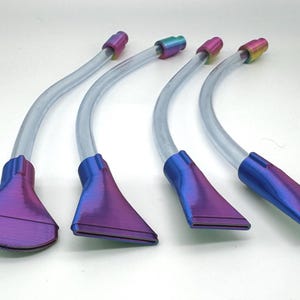 New Set of 4 Straw Straw Nozzle Attachments -Acrylic Paint Pouring / Fluid Art