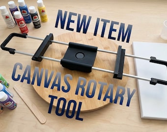 Canvas rottary tool with magnetic plate Acrylic pouring