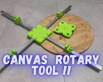 Canvas rottary tool with magnetic plate Acrylic pouring up to 35" width