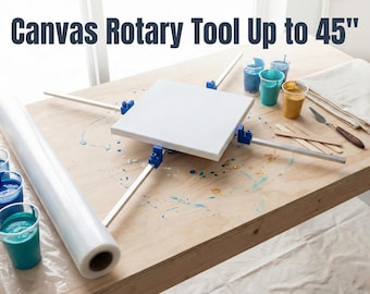 Herramienta rotativa XXL Canvas para vertido de acrílico de hasta 45" de ancho