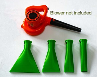 World's smallest blower New Set of 4 Straight Straw Nozzle Attachments -Acrylic Paint Pouring / Fluid Art