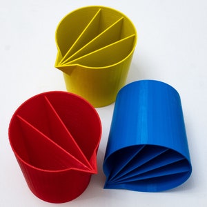 Set 3 pcs Split Cup 300ml / 10oz 3,4,5 prises. image 2